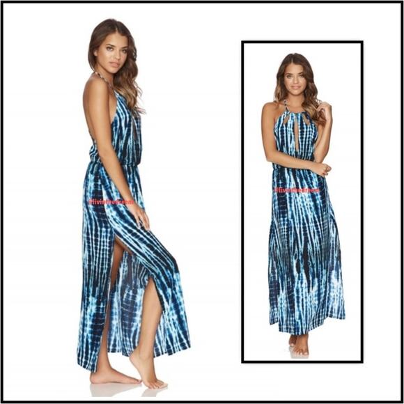 Beach Bunny Making Waves Maxi SZ S $145 - Picture 1 of 7